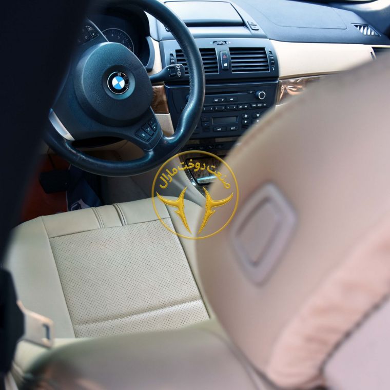 روکش چرم کرم BMW X3