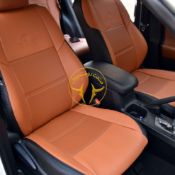 روکش چرم مشکی و مارون راوفور Rav4