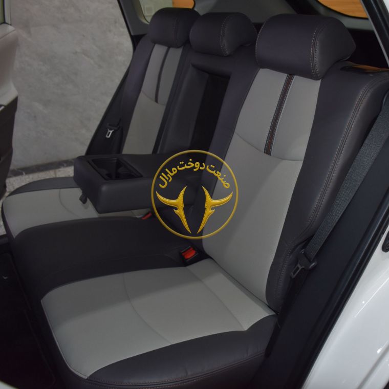 روکش چرم مشکی و طوسی راوفور Rav4 2025