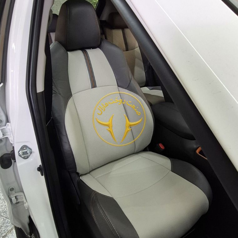 روکش چرم مشکی و طوسی راوفور Rav4 2025